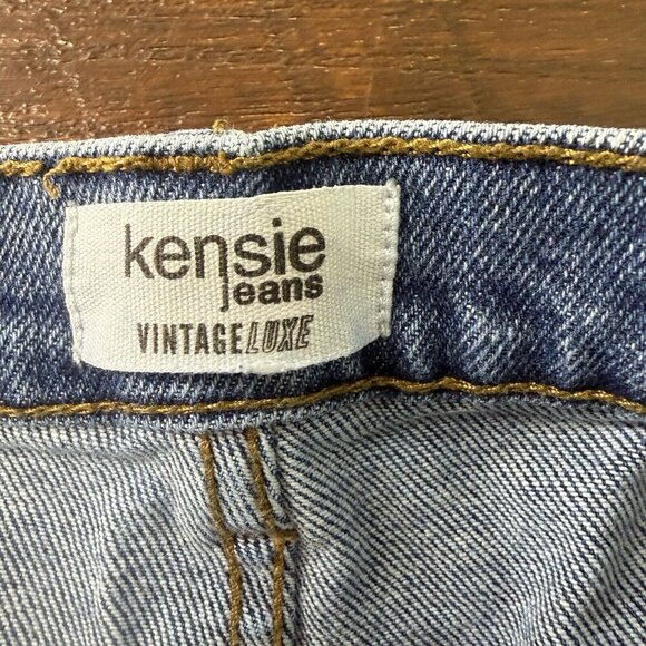 Kensie The Savanah High Rise Flare Light Wash Jeans sz 8 29 Denim wide leg 90s - Picture 5 of 8